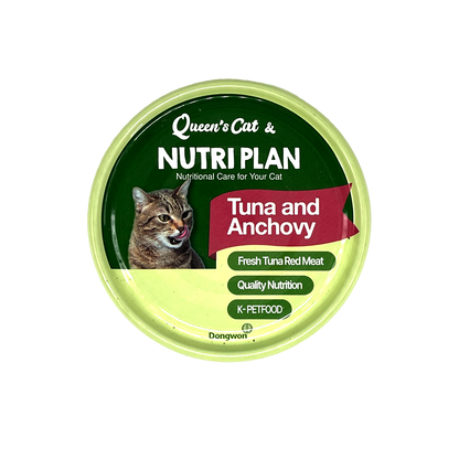 Queen's Cat & Nutri Plan Tuna & Anchovy (160g x4)