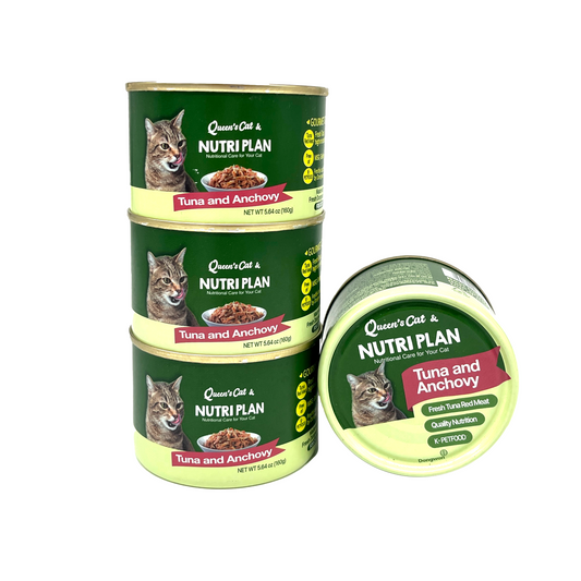 Queen's Cat & Nutri Plan Tuna & Anchovy (160g x4)