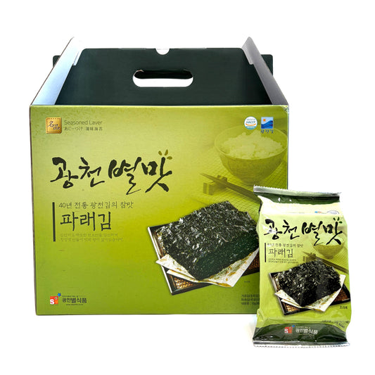 Star Gim Seasoned Sliced Seaweeds Parae (15g x12pk)