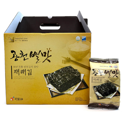 Star Gim Seasoned Sliced Seaweeds Jerae (15g x12pk)