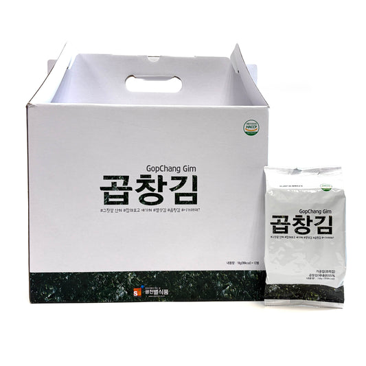 Star Gim Seasoned Sliced Seaweeds Gopchang (18g x12pk)