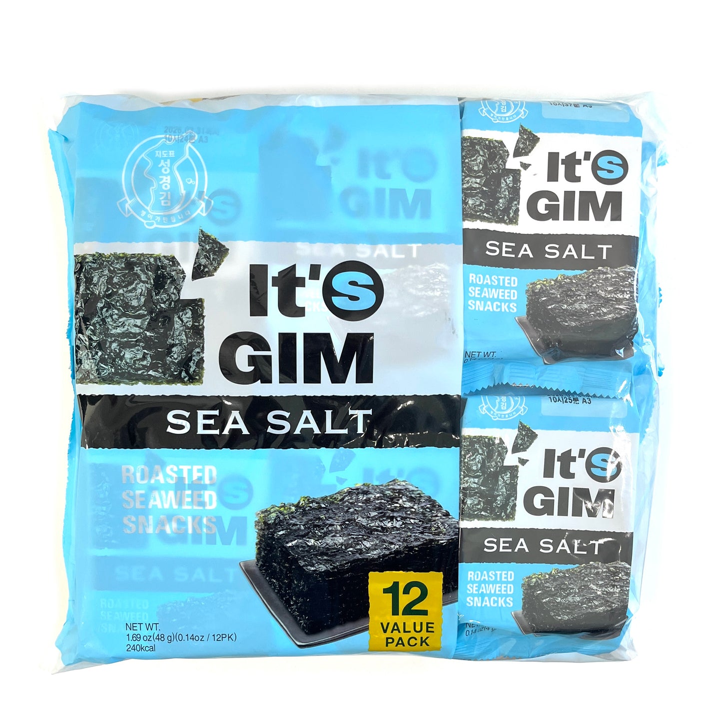 It's Gim Sea Salt - Sliced Seaweeds (4g x12pk)