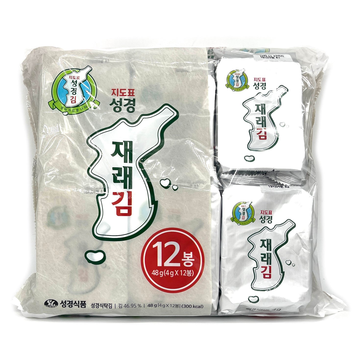 SungGyung Seasoned Sliced Seaweeds Original (4g x12pk)