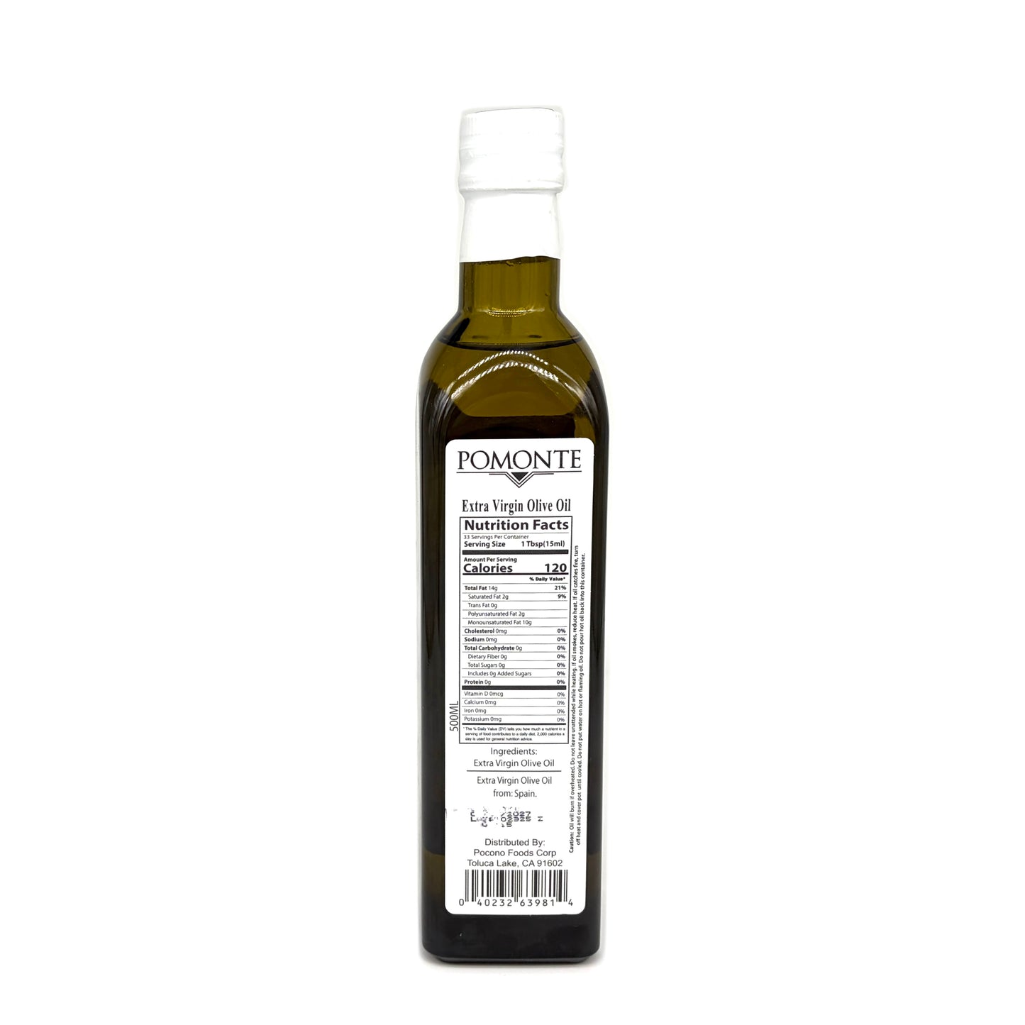 Pomonte Extra Virgin Olive Oil (0.5 Liter)