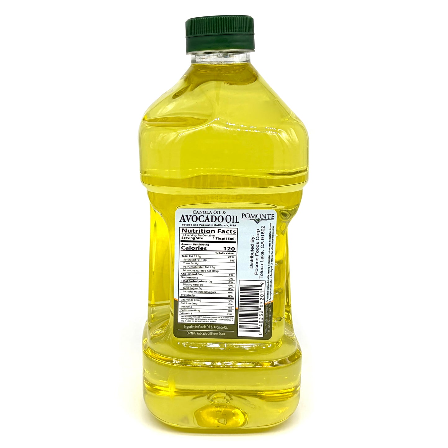 Pomonte 100% Pure Avocado Oil (2 Liter)