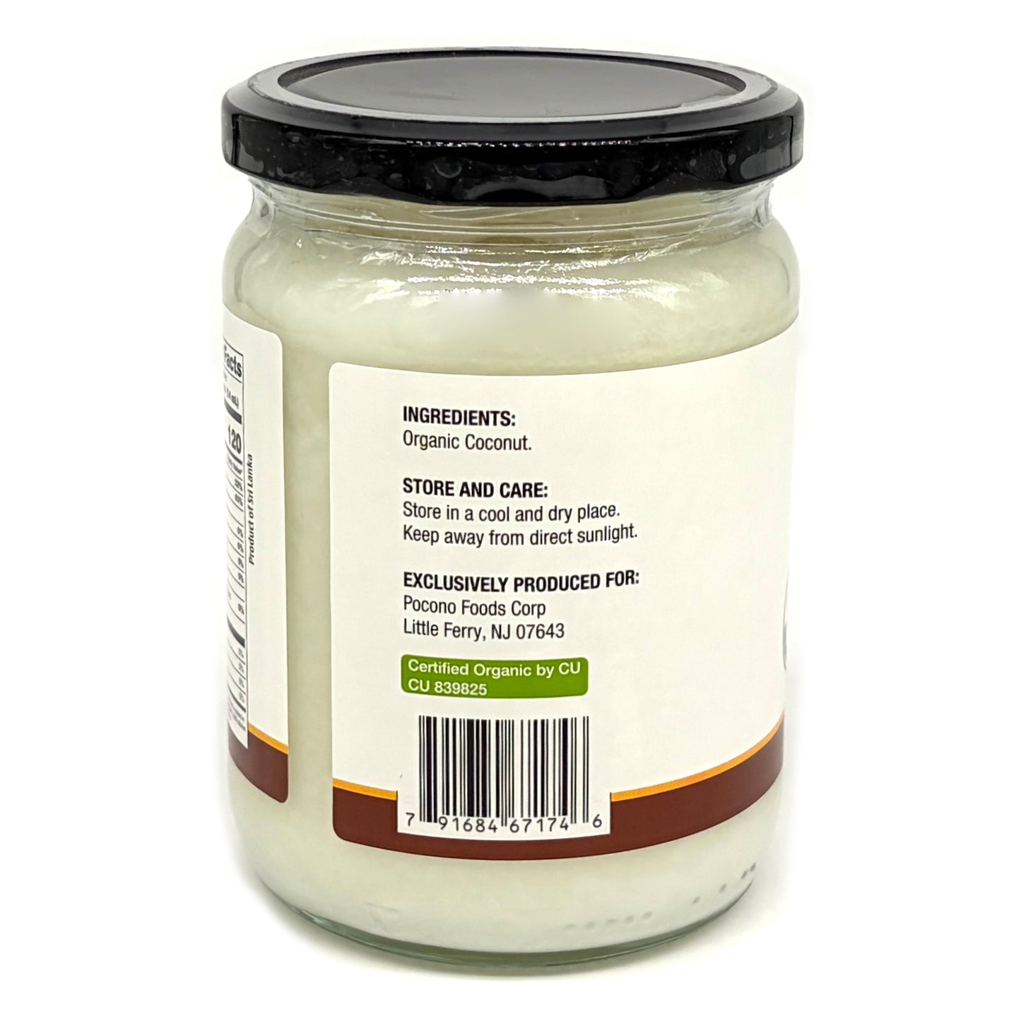 Pomonte Organic Refined Coconut Oil (473ml)