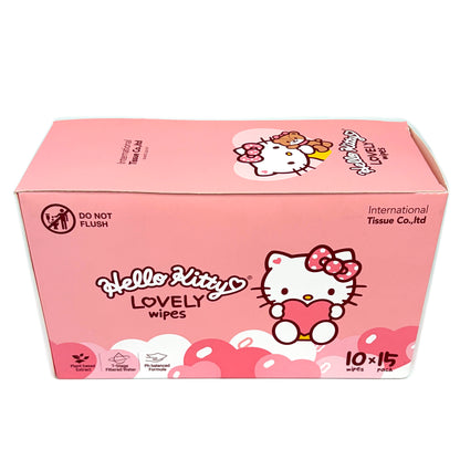Hello Kitty Lovely Wipes (10wipes x 15pk)
