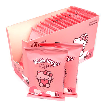 Hello Kitty Lovely Wipes (10wipes x 15pk)