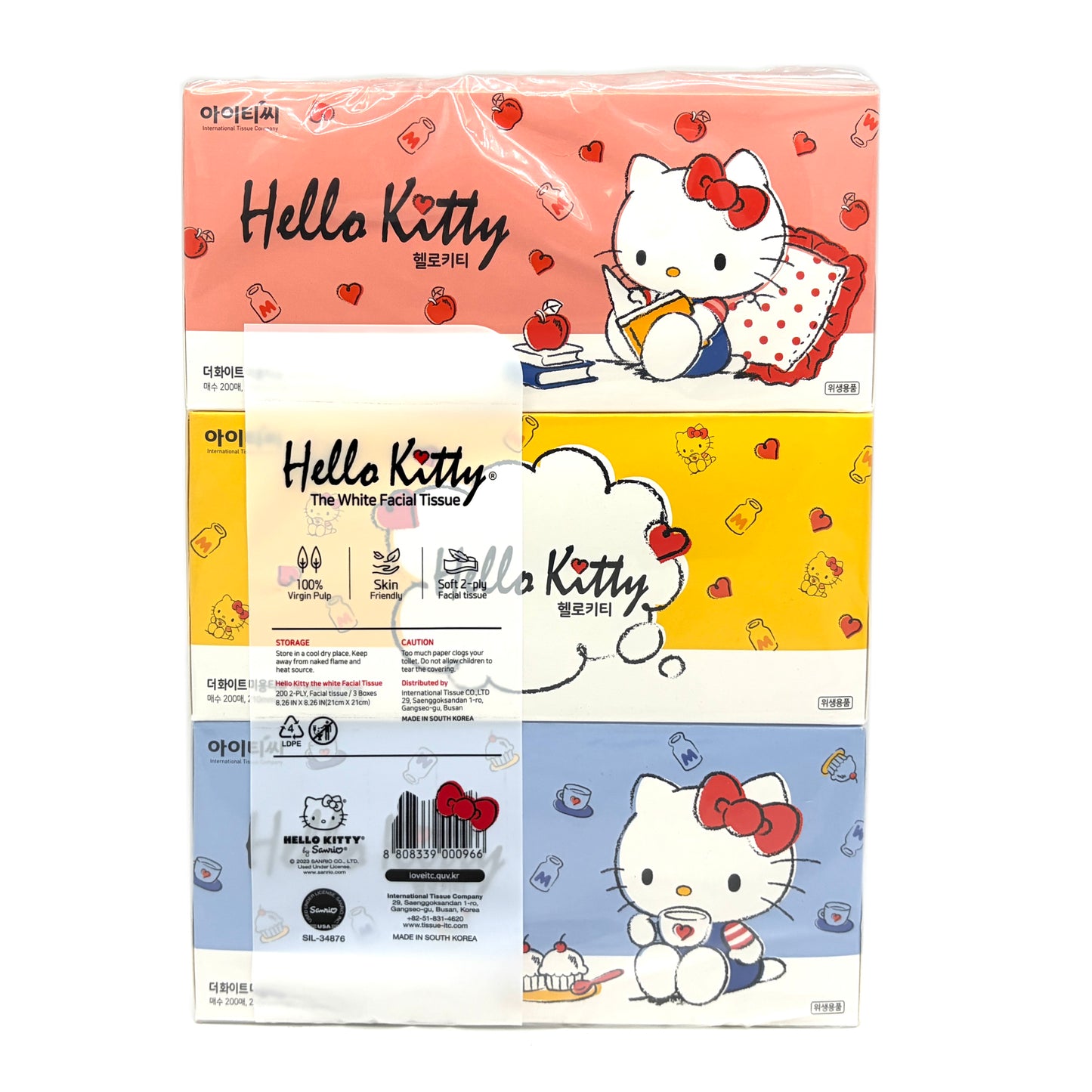 Hello Kitty The White Facial Tissue (3pk)