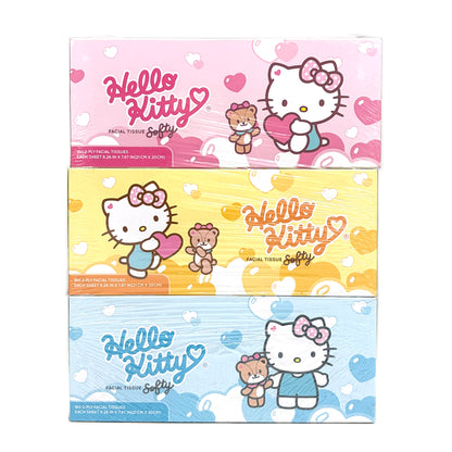 Hello Kitty Softy Facial Tissues (3pk)