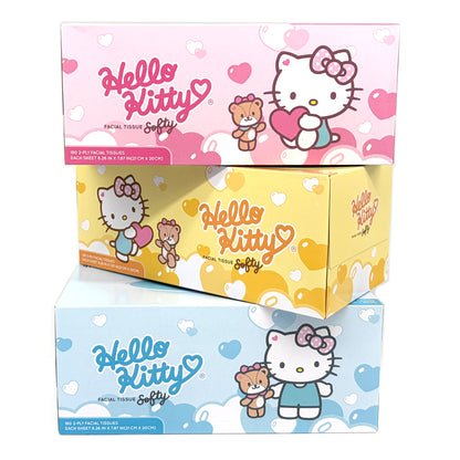 Hello Kitty Softy Facial Tissues (3pk)