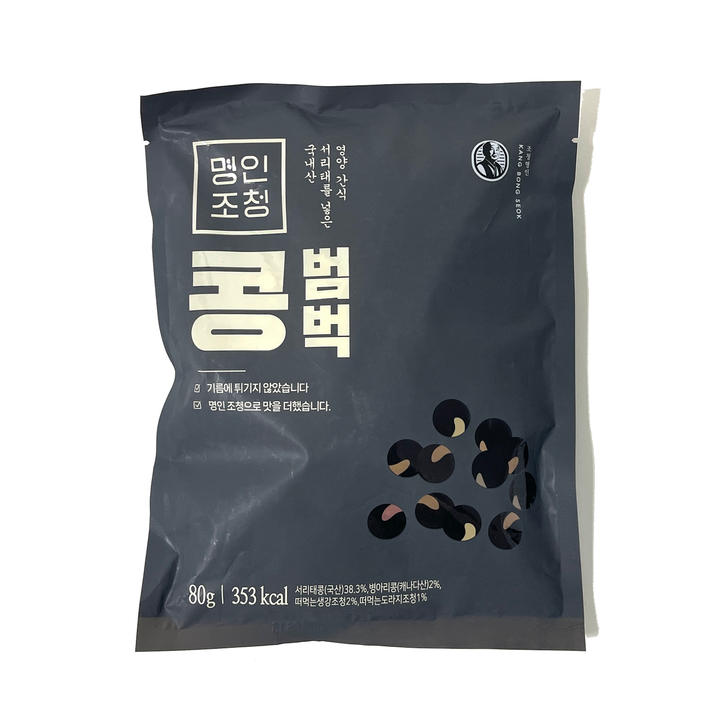 Myungin Soybean Bumbuck Korean Traditional Snack (80g)