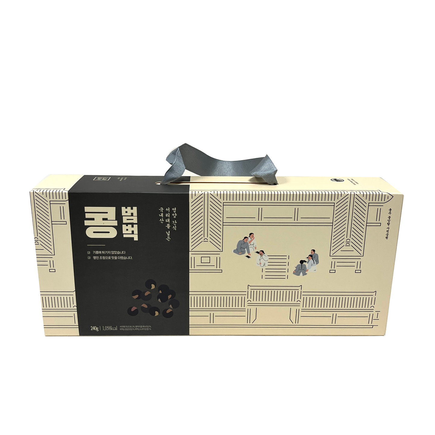 Myungin Soybean Bumbuck Set Korean Traditional Snack (240g)