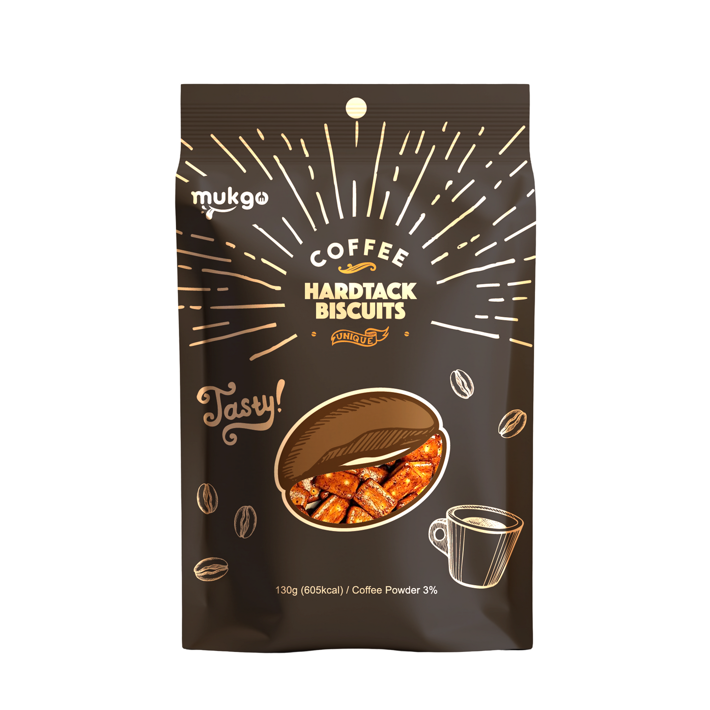 Mukgo Coffee Hardtack Biscuits (130g)