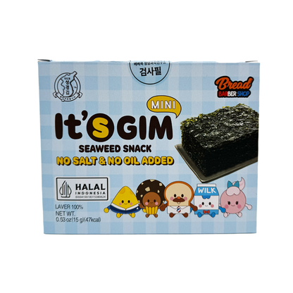 It's Gim Mini No Salt & No Oil Added - Sliced Seaweeds (15g)